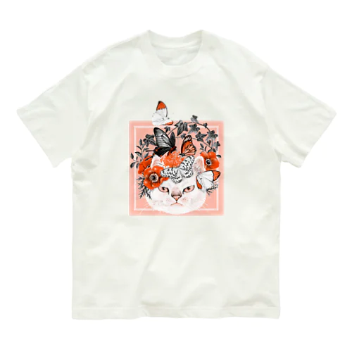 不機嫌猫2 Organic Cotton T-Shirt