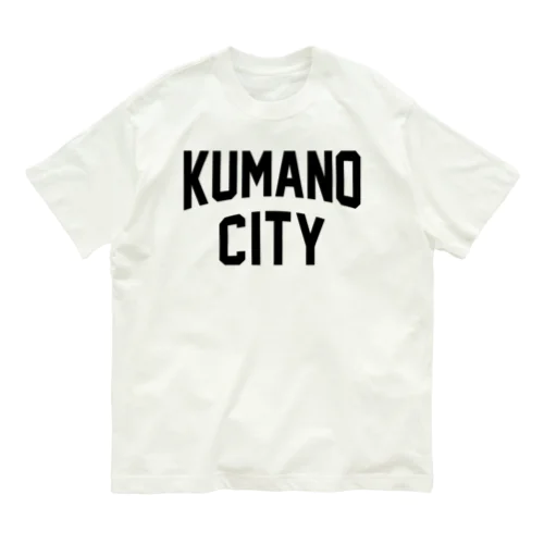 熊野市 KUMANO CITY オーガニックコットンTシャツ