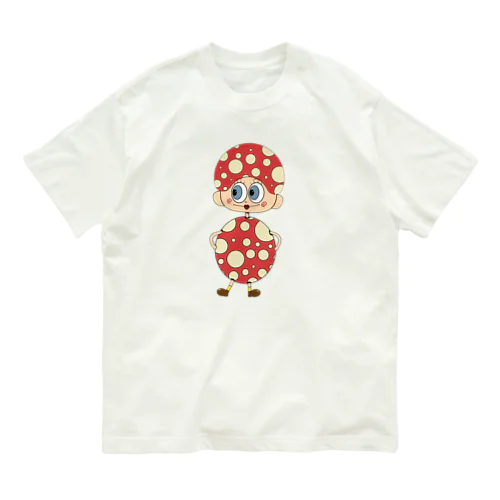 キノコのこの子 Organic Cotton T-Shirt