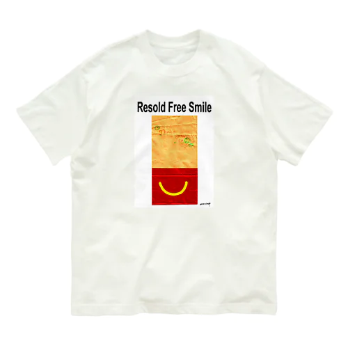 『転売されるFREE　SMILE』 オーガニックコットンTシャツ