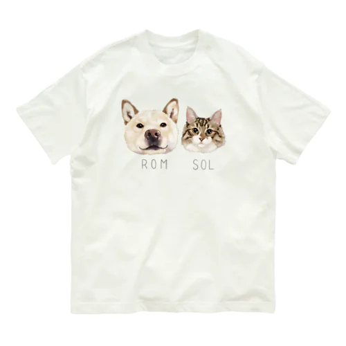 rom & sol オーガニックコットンTシャツ