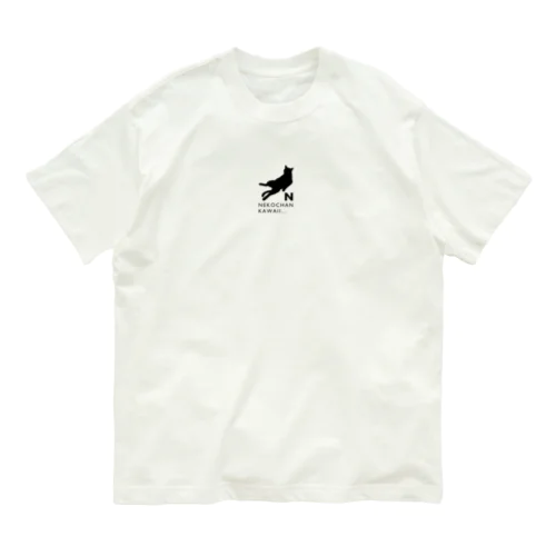 NEKOCHAN KAWAII…(黒) Organic Cotton T-Shirt