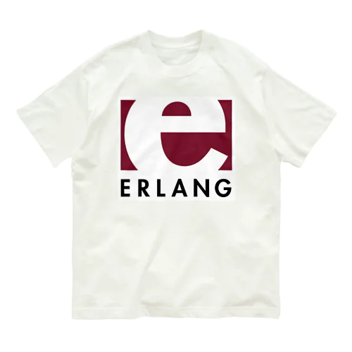 Erlang logo オーガニックコットンTシャツ