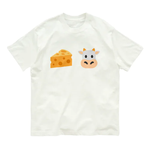 チー牛 ロゴ大 Organic Cotton T-Shirt