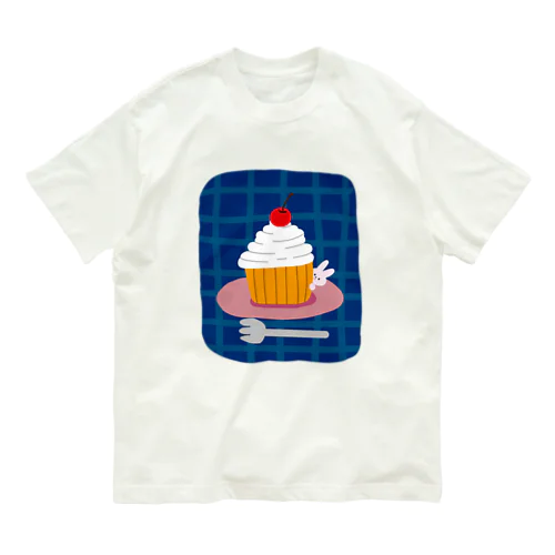 カップケーキでかくれんぼ Organic Cotton T-Shirt