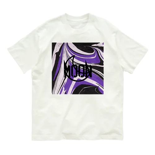 MOON LUSH柄 Organic Cotton T-Shirt