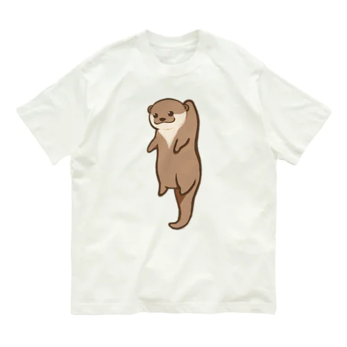 ほされカワウソ オーガニックコットンTシャツ