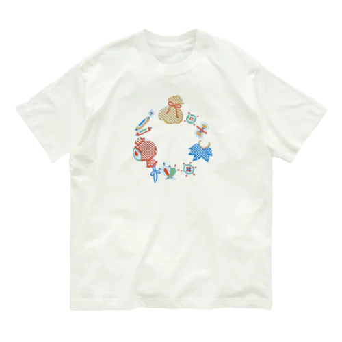 宝尽くし Organic Cotton T-Shirt