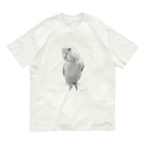 おもちくん　コザクラインコ オーガニックコットンTシャツ