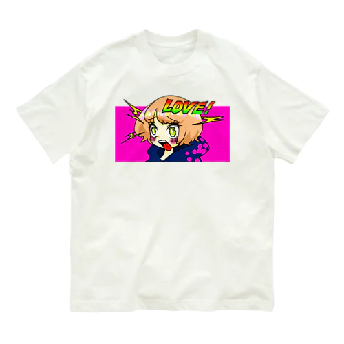 LOVE オーガニックコットンTシャツ