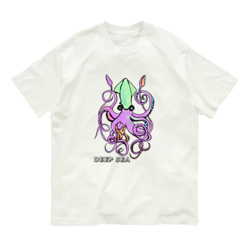 ダイオウイカ【深海魚シリーズ】DEEPSEA Organic Cotton T-Shirt