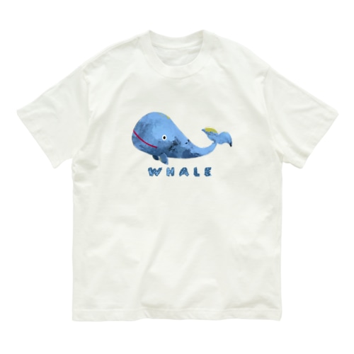 Whale Liam Fitzpatrick  Organic Cotton T-Shirt