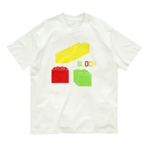 BLOCK オーガニックコットンTシャツ