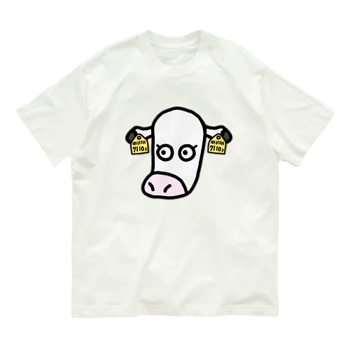 白っぽいこっこうし Organic Cotton T-Shirt