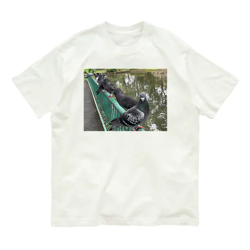公園の鳩 Organic Cotton T-Shirt