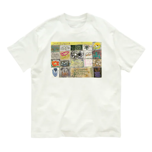 flowers オーガニックコットンTシャツ