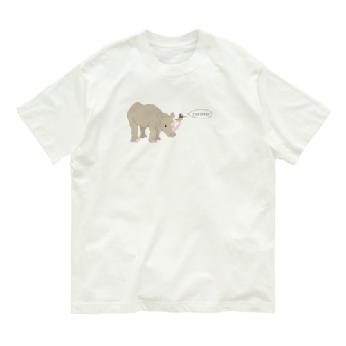 ススメ!(サイとウシツツキ) Organic Cotton T-Shirt