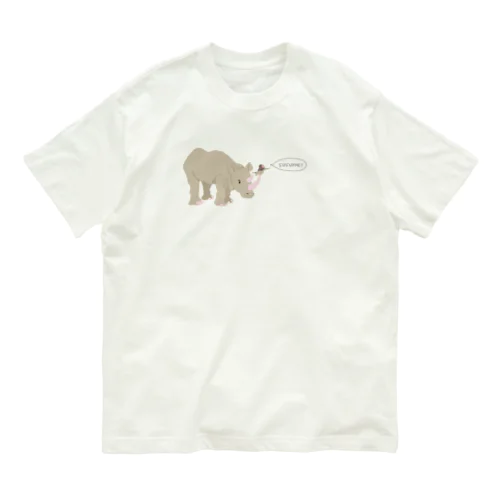 ススメ!(サイとウシツツキ) Organic Cotton T-Shirt