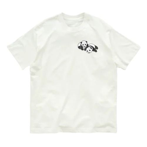 双子パンダ Organic Cotton T-Shirt