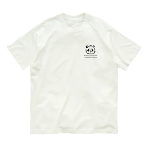 大阪ぱんだロゴ Organic Cotton T-Shirt