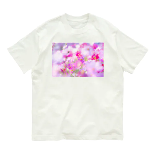 ピンクノコスモス Organic Cotton T-Shirt