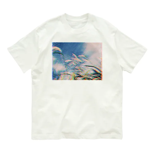 ススキとうろこ雲 Organic Cotton T-Shirt