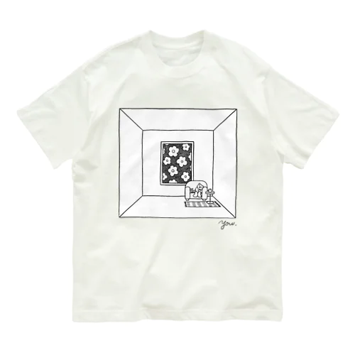 シロクマと部屋 Organic Cotton T-Shirt