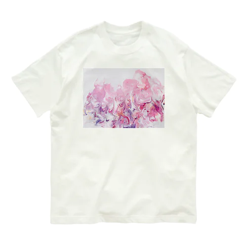 蓮の花② オーガニックコットンTシャツ