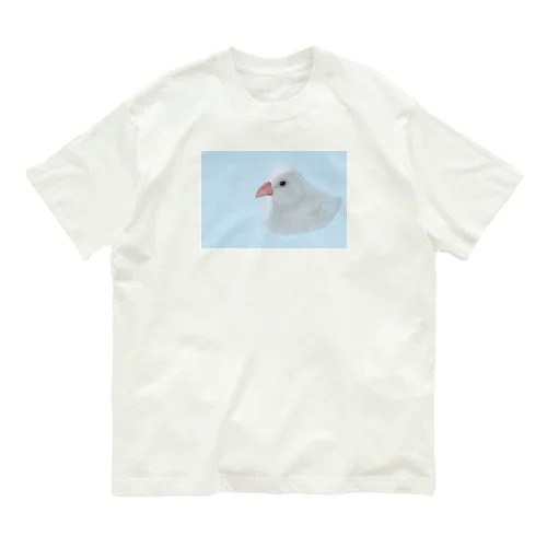 もっちり文鳥さん Organic Cotton T-Shirt