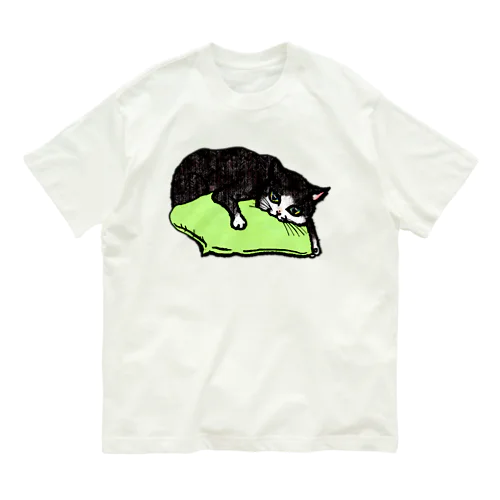 俺の枕　白黒猫バージョン Organic Cotton T-Shirt