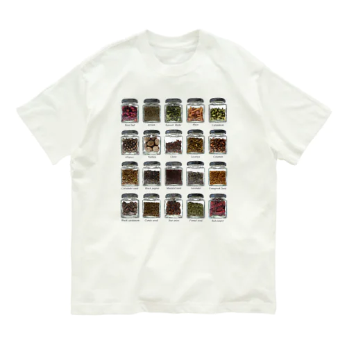 食べ物-スパイス- Organic Cotton T-Shirt