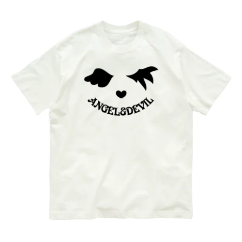 【フロント印刷】エンジェル＆デビル Organic Cotton T-Shirt