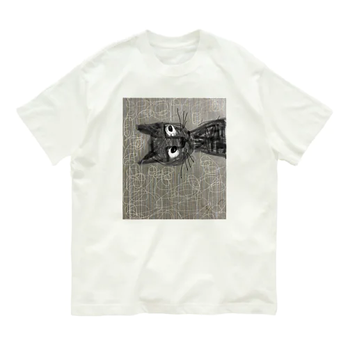 墨ちゃん(グレー) Organic Cotton T-Shirt