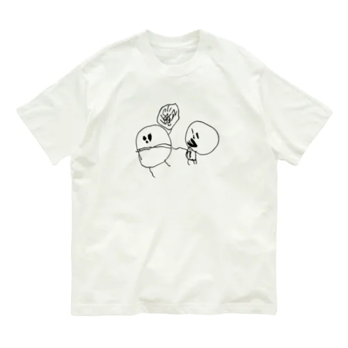 おしゃべりしてるひと Organic Cotton T-Shirt