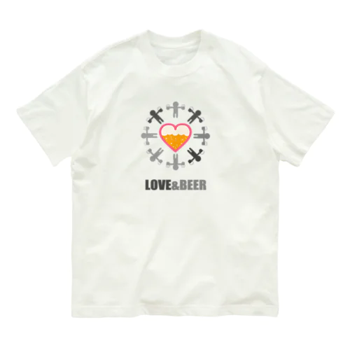 LOVE & BEER オーガニックコットンTシャツ