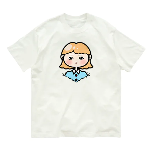 上目遣いちゃん Organic Cotton T-Shirt