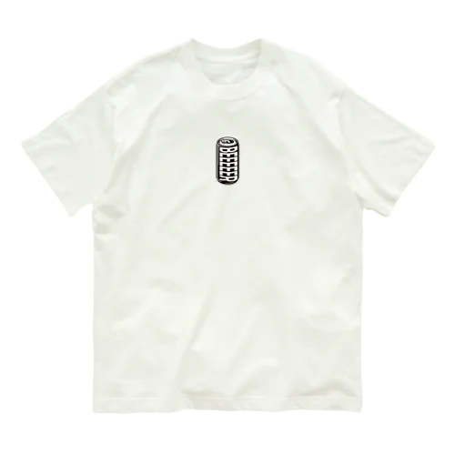 缶ビール BEEEEER 小さめロゴ Organic Cotton T-Shirt