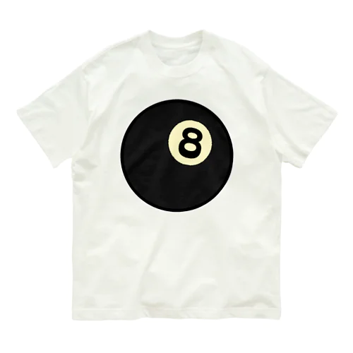 8-ball♪単体♪221202 オーガニックコットンTシャツ