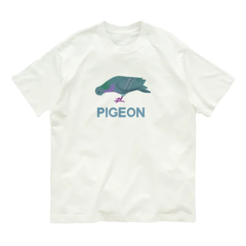 ただの鳩 オーガニックコットンTシャツ