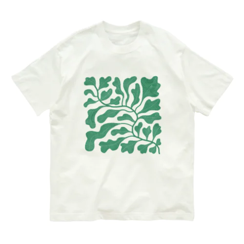 Leaf2  オーガニックコットンTシャツ