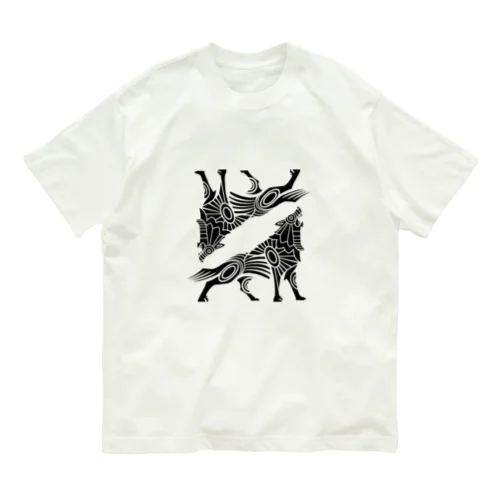 Geri ＆ Freki オーガニックコットンTシャツ