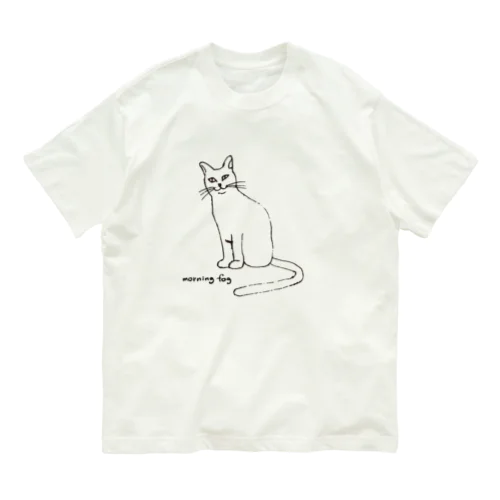 モニホ リリース記念 "ねこたん" オーガニックコットンTシャツ