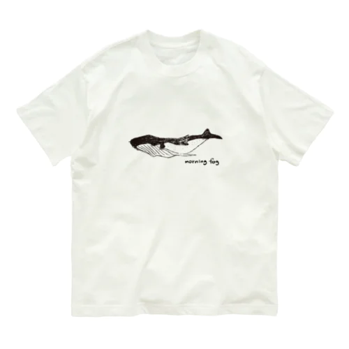 モニホ リリース記念 "クジラ" オーガニックコットンTシャツ