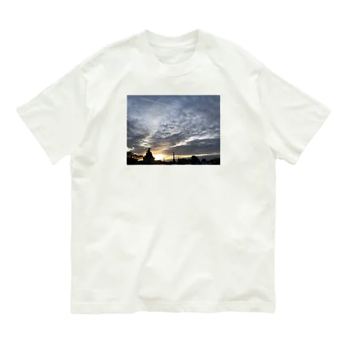 エッフェル塔とパリの空 Organic Cotton T-Shirt