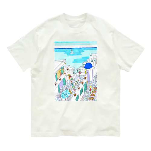 エーゲ海ガールズ オーガニックコットンTシャツ