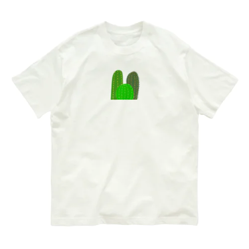 さぼてん オーガニックコットンTシャツ