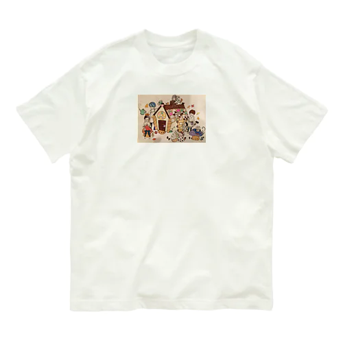 お菓子の国のブレイクタイム Organic Cotton T-Shirt