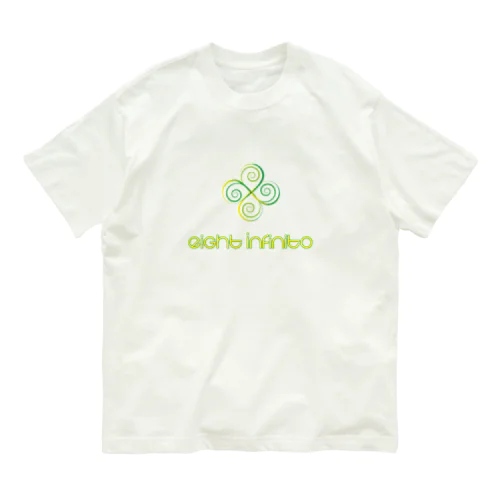 eight infinito standard logo 유기농 코튼 티셔츠