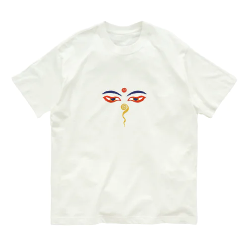 Wisdom Eyes（ブッダの瞳） オーガニックコットンTシャツ