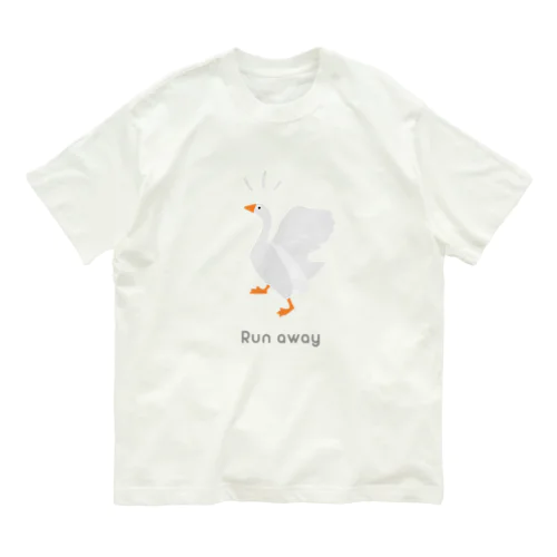 Run away オーガニックコットンTシャツ